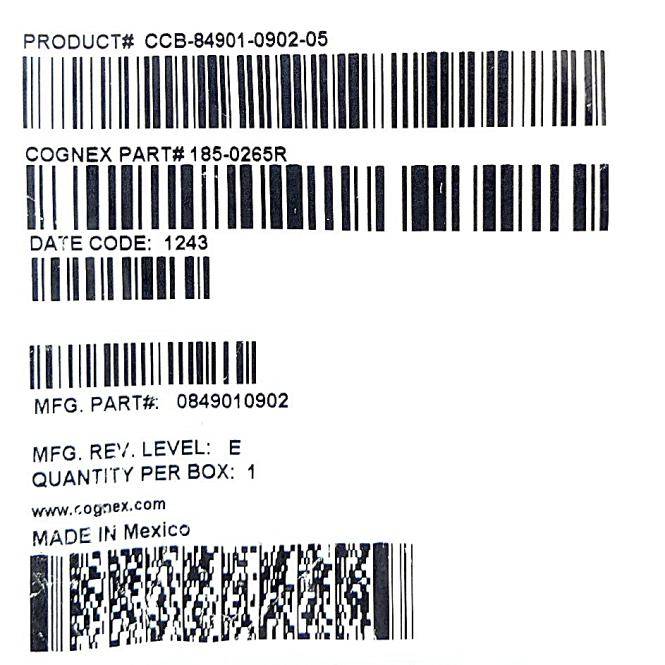 Cognex I/O Modul Kabel 185-0265R (CCB-84901-0902-05)