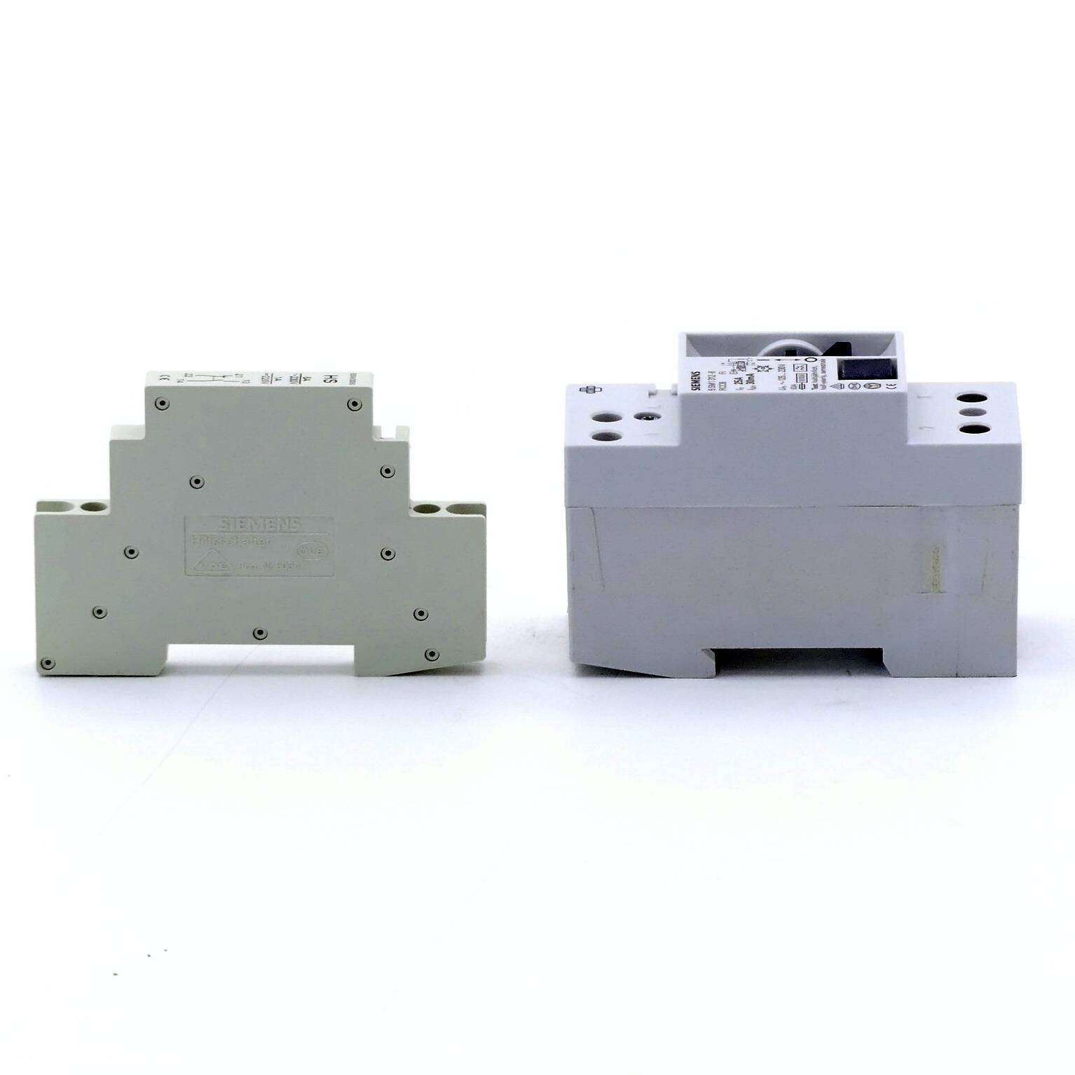 Siemens 5SM1 312-6 FI-Schutzschalter + 5SW3 000 Hilfsschalter 1NO/1NC (5SM1 312-6, 5SW3 000)