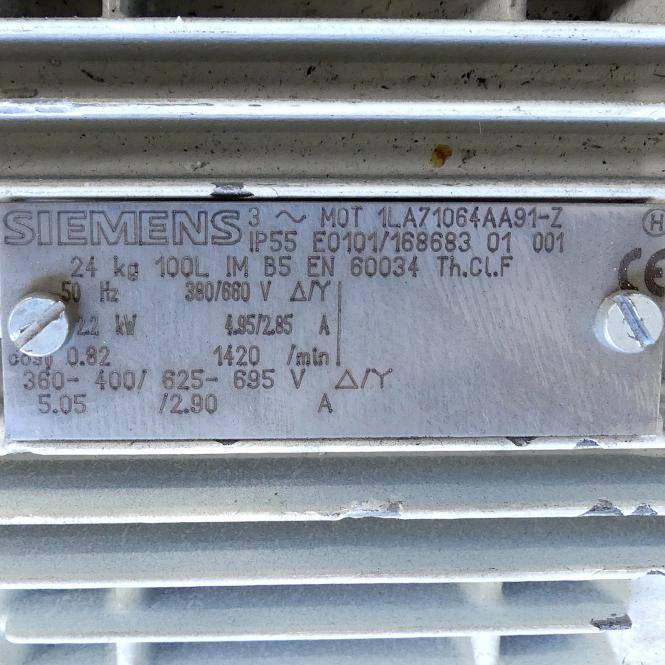 Siemens Drehstrommotor 1LA71064AA91-Z (1LA71064AA91-Z)