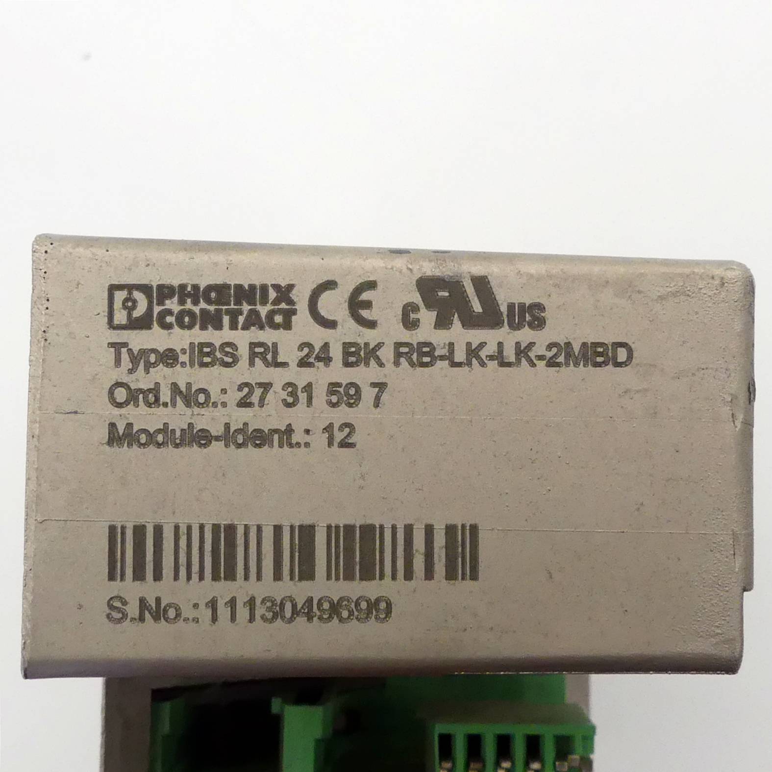 Phoenix Contact Buskoppler (IBS RL 24 BK RB-LK-LK-2MBD)