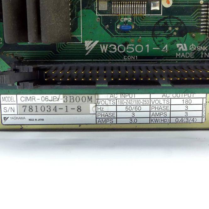 Yaskawa Juspeed-F Transistor Inverter (CIMR-6JP3-3B00M)