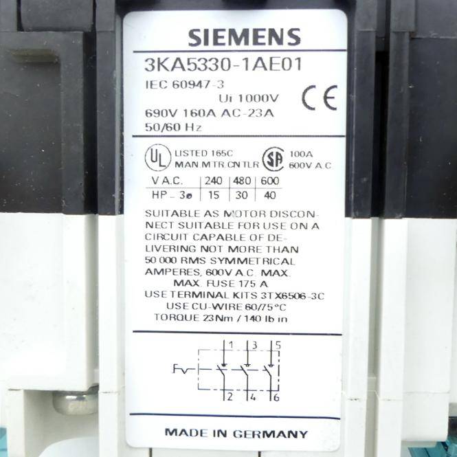 Siemens Lasttrennschalter (3KA5330-1AE01)