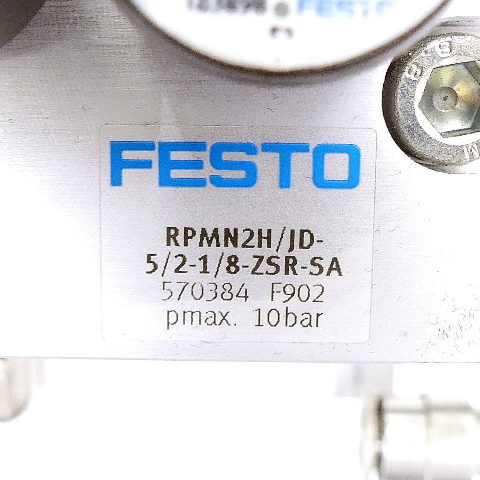 FESTO Pneumatik Modul RPMN2H/JD-5/2-1/8-ZSR-SA (570384)