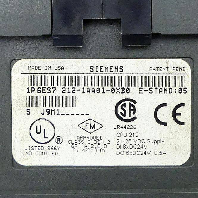 Siemens Kompaktgerät SIMATIC S7-200 (6ES7 212-1AA01-0XB0)