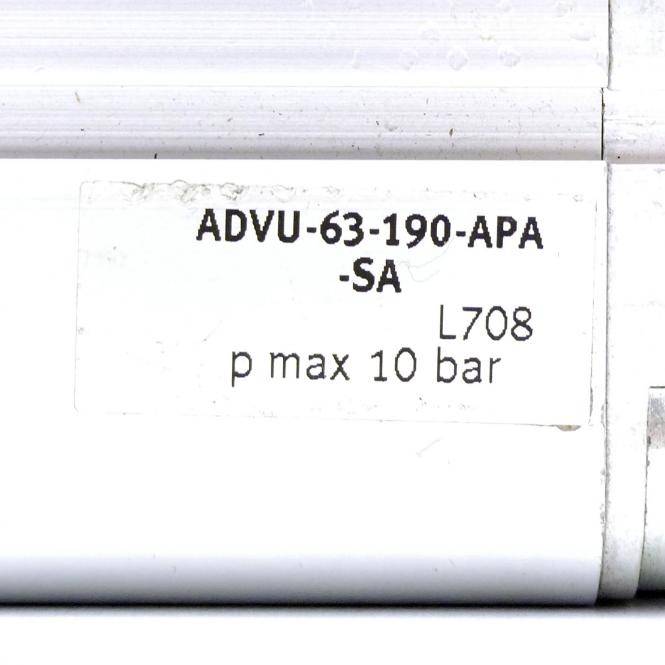FESTO Pneumatikzylinder (ADVU-63-190-APA-SA)