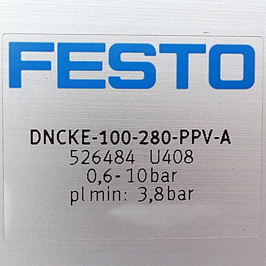 FESTO Pneumatikzylinder mit Feststelleinheit DNCKE-100-280-PPV-A (526484)