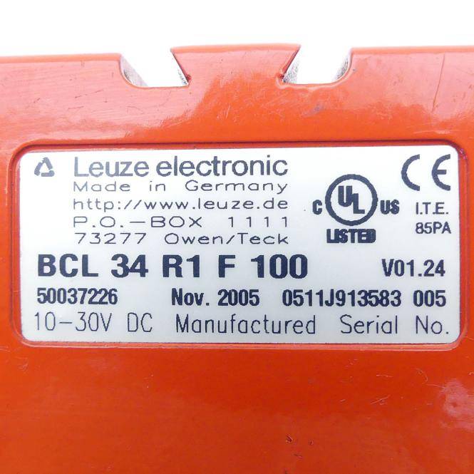Leuze electronic Stationärer Barcodescanner BCL 34 R1 F 100 (50037226)