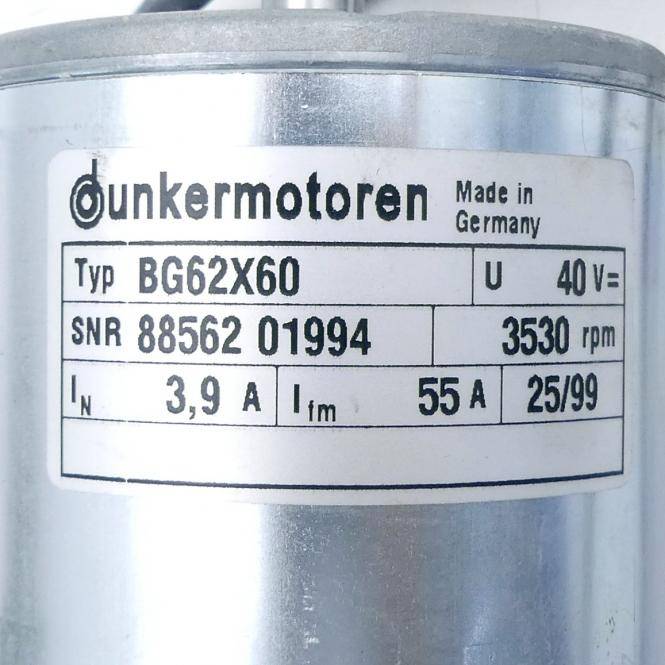 Dunkermotoren DC motor (BG62X60)