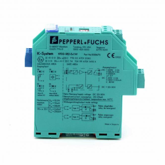 PEPPERL+FUCHS Schaltverstärker KFD2-SR2-Ex1.W (KFD2-SR2-Ex1.W)