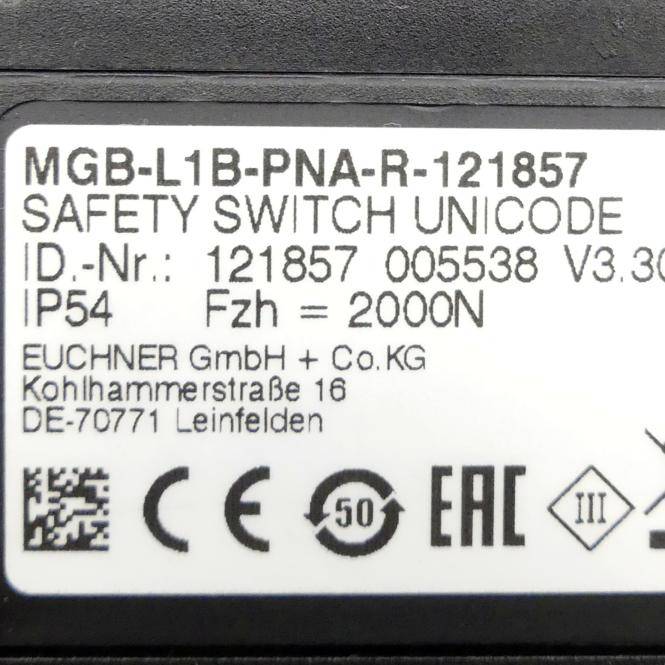 Euchner Auswertemodul und Busmodul MGB-L1B-PNA-R- MGB-L1B-PNA-R-121857 (121857)