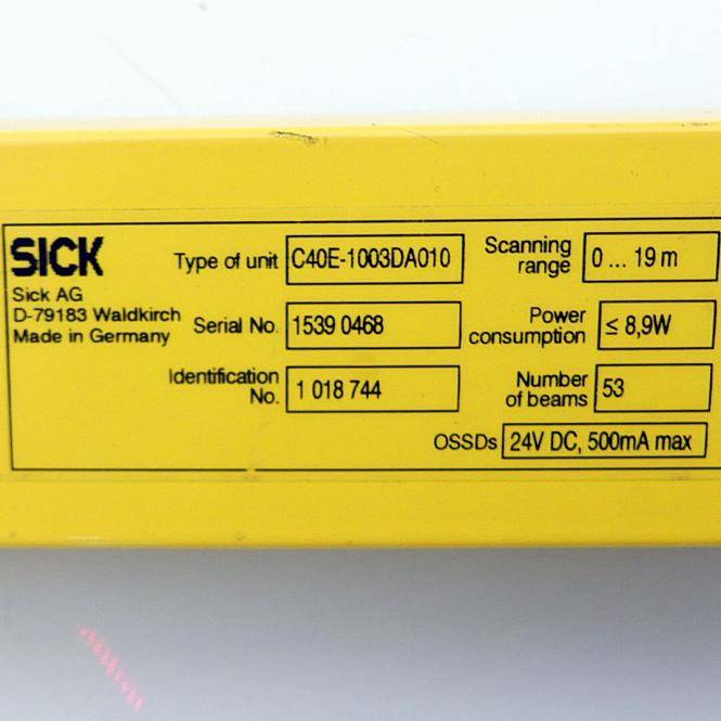 SICK Sicherheitslichtvorhang C40E-1003DA010 (1 018 744)