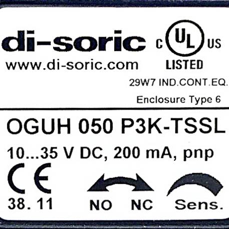 di-soric Gabellichtschranke OGUH 050 P3K-TSSL (OGUH 050 P3K-TSSL)