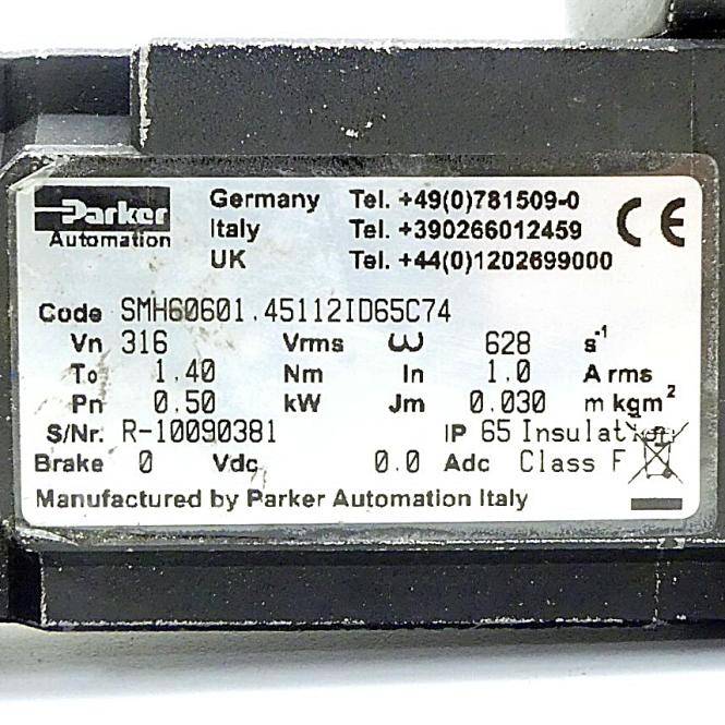 Parker Servomotor SMH60601 45112ID65C74 (SMH60601.45112ID65C74)