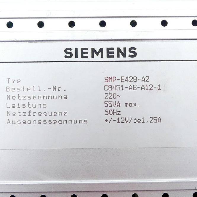 Siemens Steuerungskarte SMP-E428-A2 (C8451-A6-A12-1)