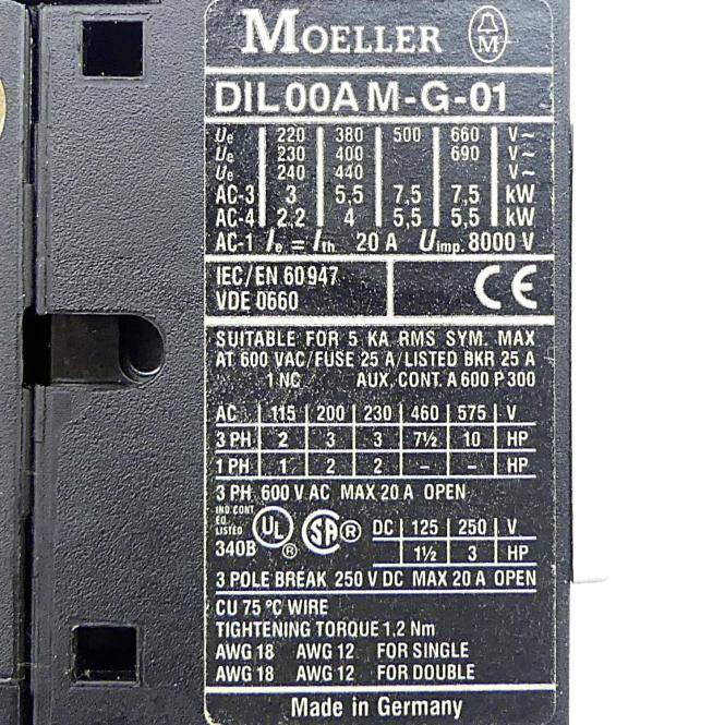Moeller Leistungsschütz (DIL00AM-G-01)