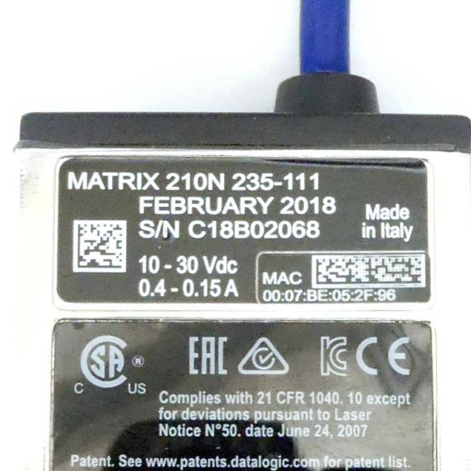DATALOGIC Ultra-kompakter industrieller 2D-Codeleser MATRIX 210N (210N 235-111)