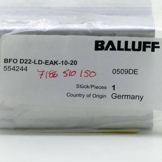 BALLUFF Fiberoptikkabel BFO CT (BFO D22-LD-EAK-10-20)