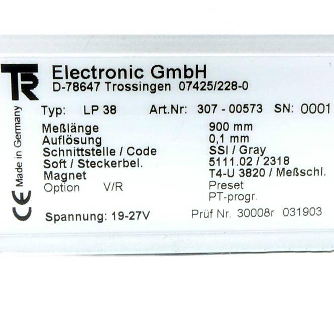 TR Electronic Linearer Encoder LP 38 (307-00573)