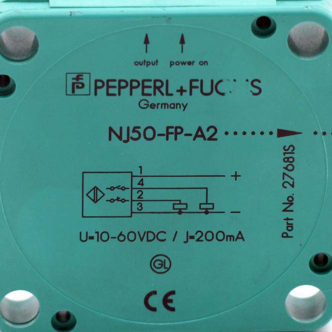 PEPPERL+FUCHS Induktiver Sensor (NJ50-FP-A2)