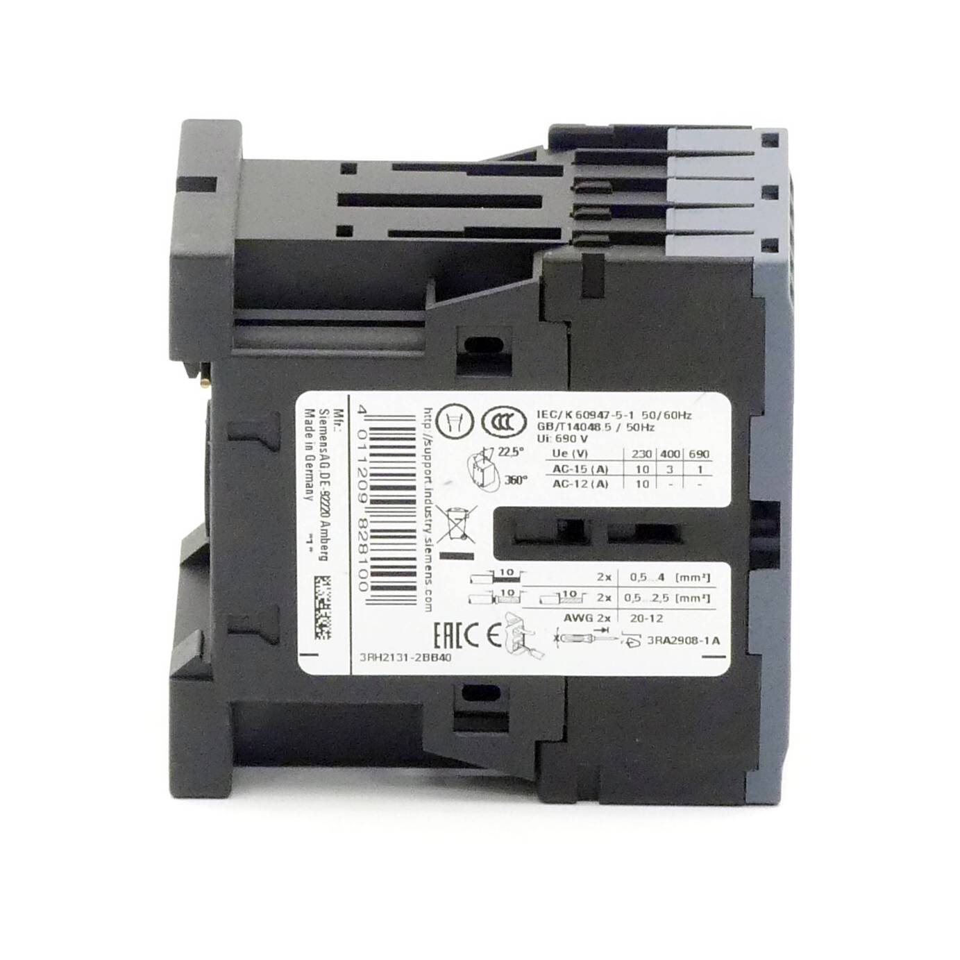 Siemens help shooter (3RT2016-2JB41)