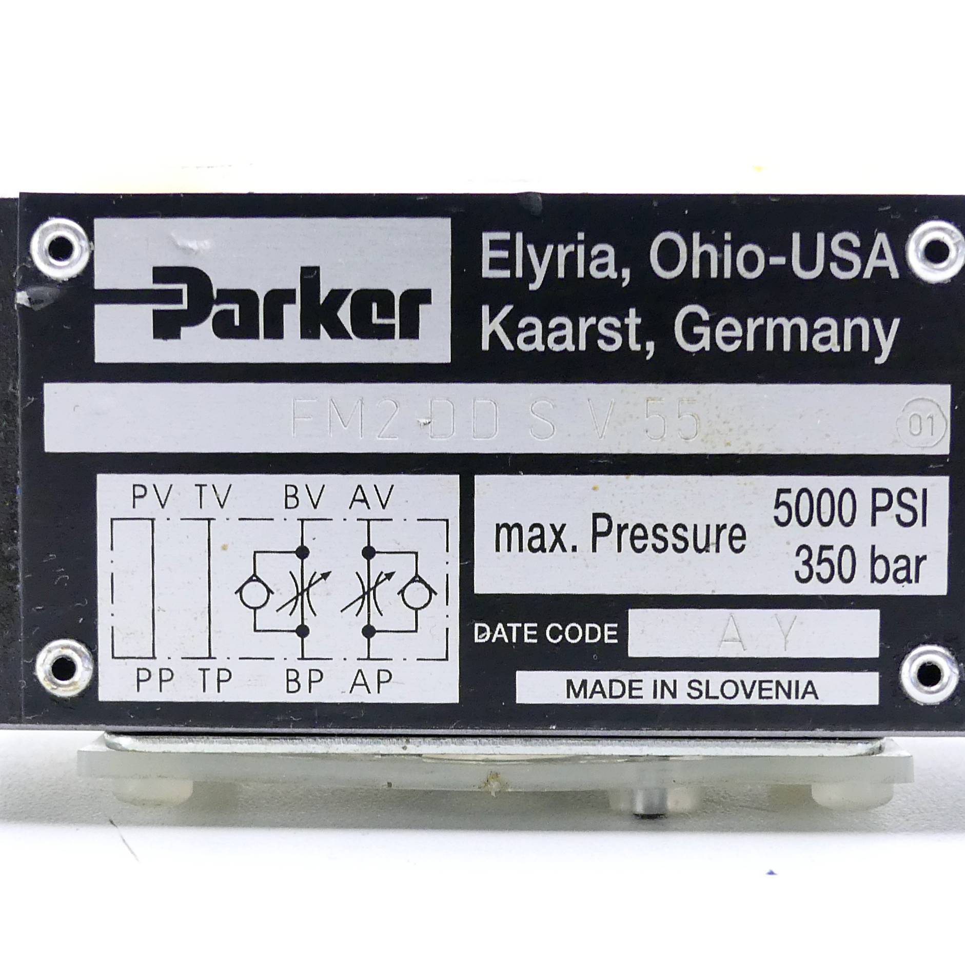 Parker Drosselrückschlagventil (FM2DDSV55)