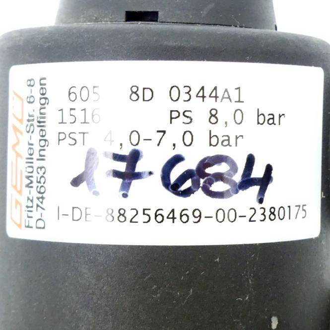 GEMÜ Ventil von 4,0 bis 7,0 bar (I-DE-88256469-00-2380175)