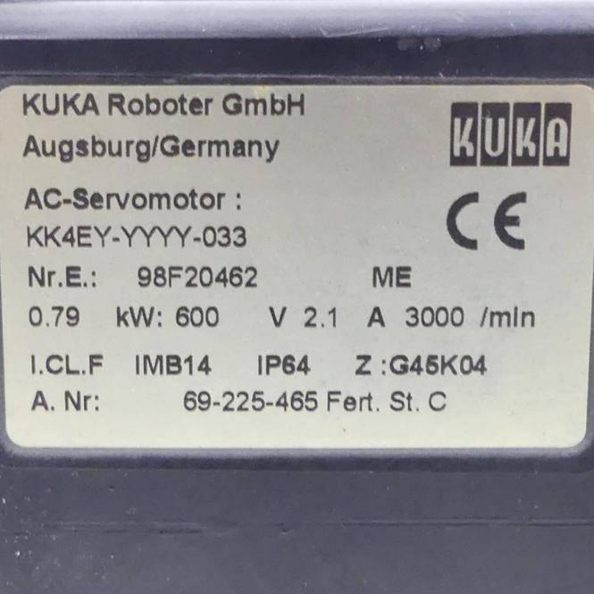 KUKA AC Servo Motor (KK4EY-YYYY-033)