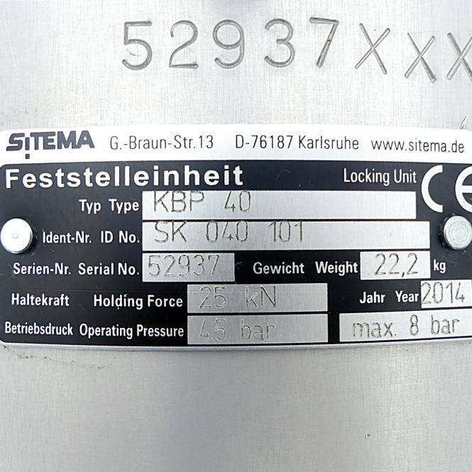 SITEC Feststelleinheit KBP 40 (SK 040 101)