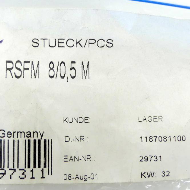 lumberg 2 x Sensorkabel RSFM 8/0,5 M (RSFM 8/0,5 M)