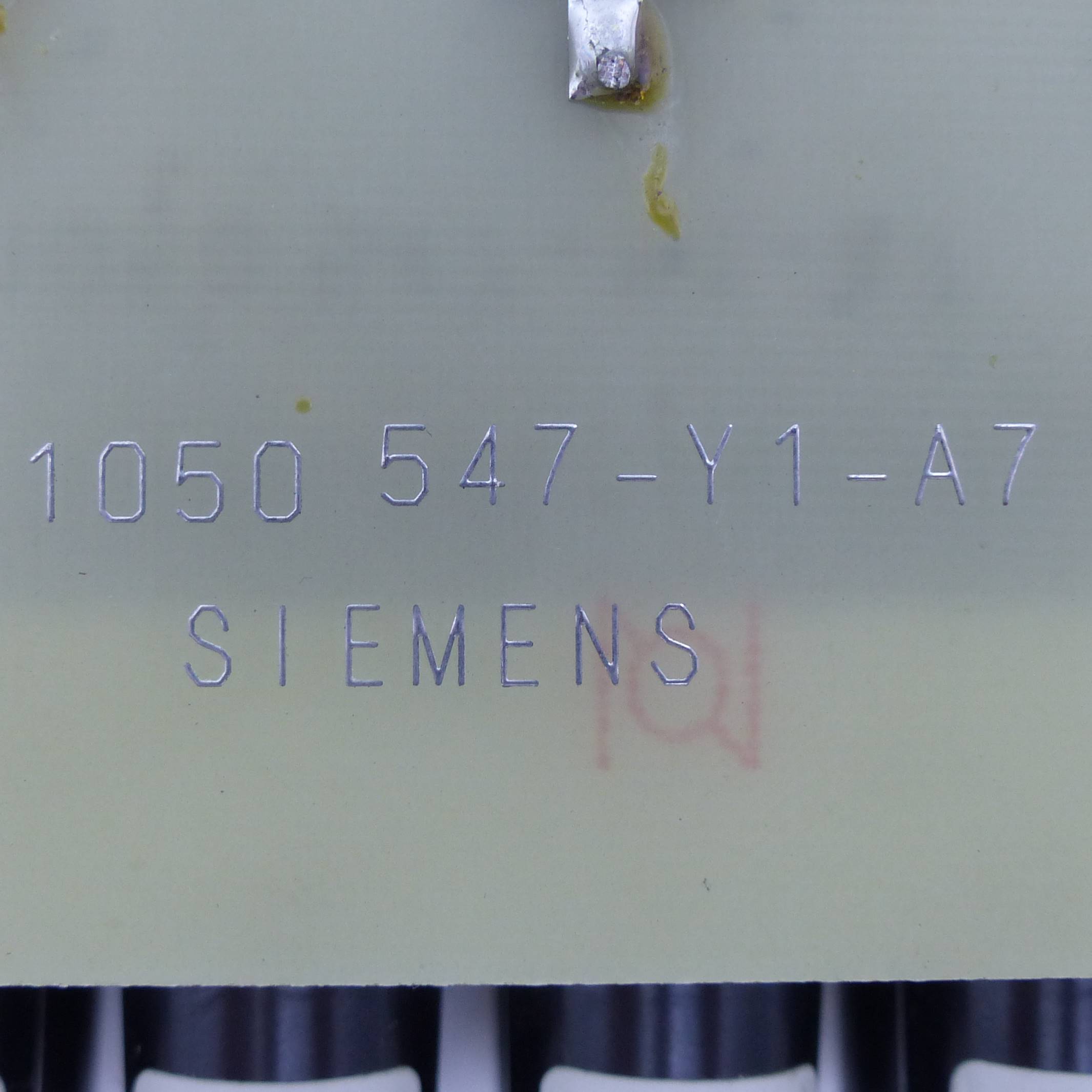 Siemens Kontrollkarte A7 (1050 547-Y1-A7)