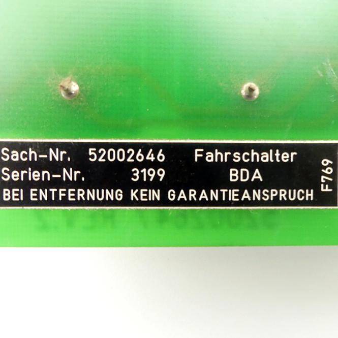 Jungheinrich Steuergerät (52002646)