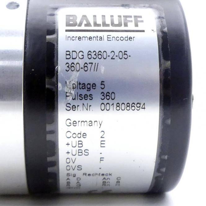 BALLUFF Inkrementalgeber (BDG 6360-2-05-360-67//)