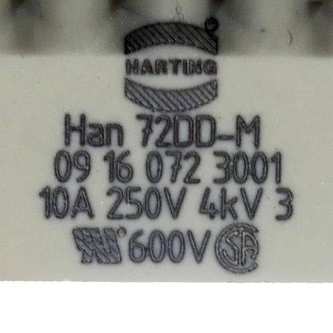 HARTING Han 72DD Stifteinsatz 09160723001 (115055)