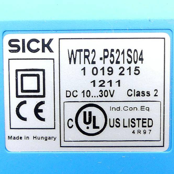 SICK Reflexions Lichttaster 1019215 (WTR2-P521S04)