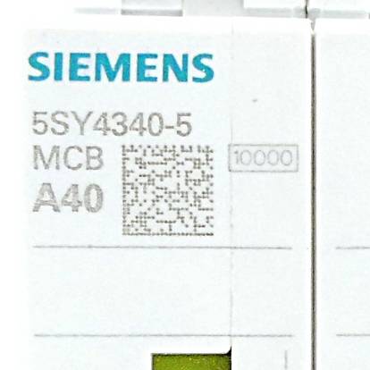 Siemens Leitungsschutzschalter A40 5SY4 MCB (5SY43040-5)