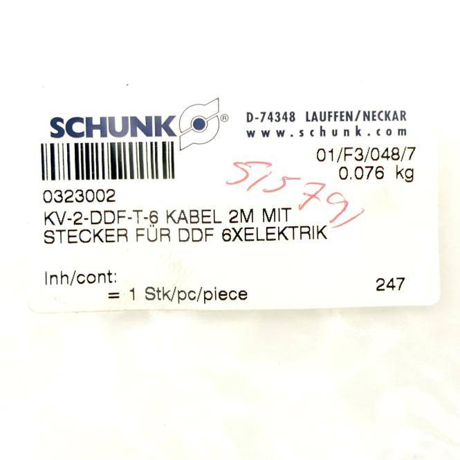 SCHUNK Kabel KV-2-DDF-T-6 (0323002)