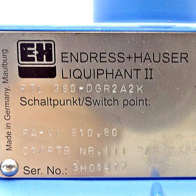 Endress+Hauser Grenzstanddetektor Liquiphant 2 (FTL 360-DGR2A2K)