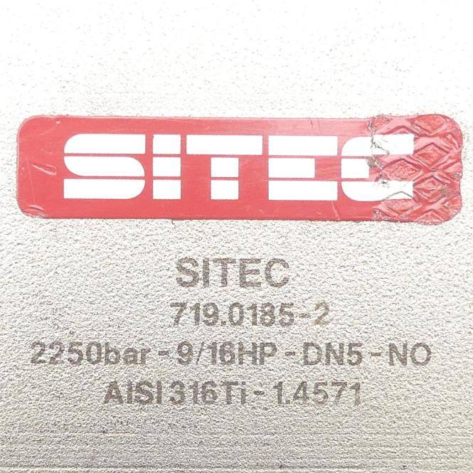 SITEC Hochdruckventil (719.0185-2)