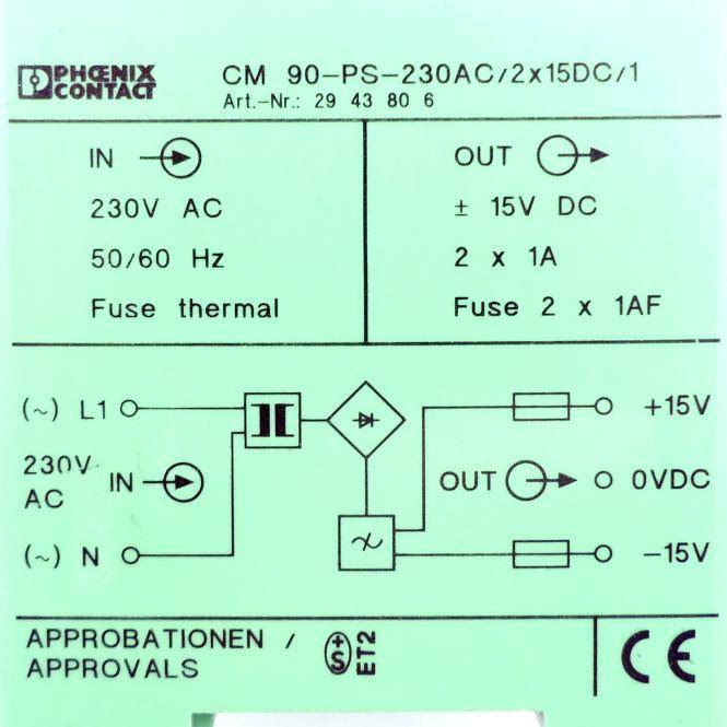 Phoenix Contact Netzteil CM 90-PS-230AC (2943806)