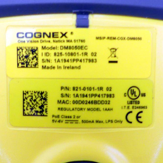 Cognex Barcodescanner DM8050EC (825-10801-1R 02)