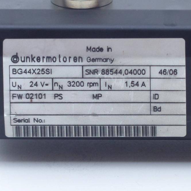 Dunkermotoren Getriebemotor mit PLG52 (BG44X25Sl)