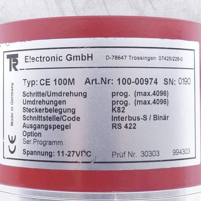 TR Electronic Absolut Encoder CE 100M (100-00974)