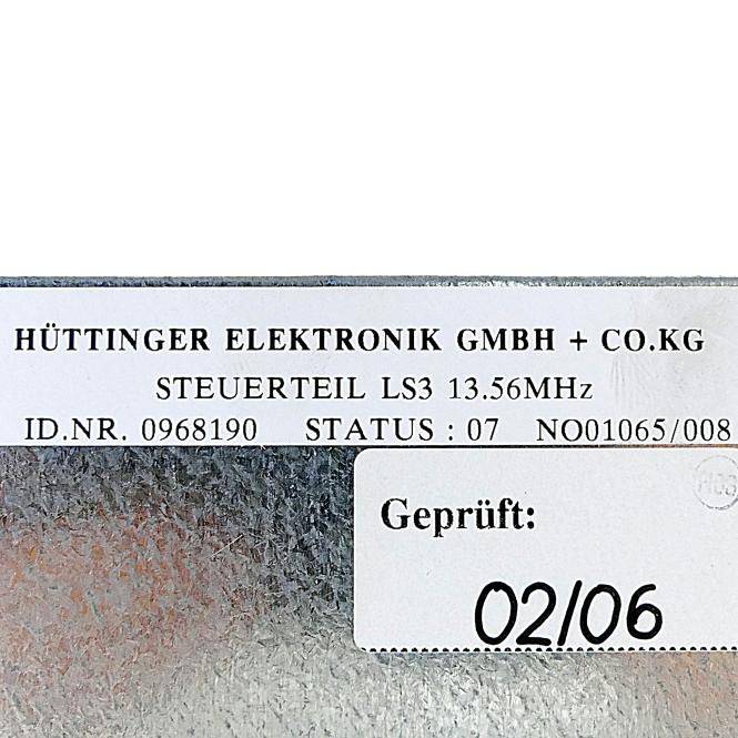 TRUMPF Steuerteil LS3 (0968190)