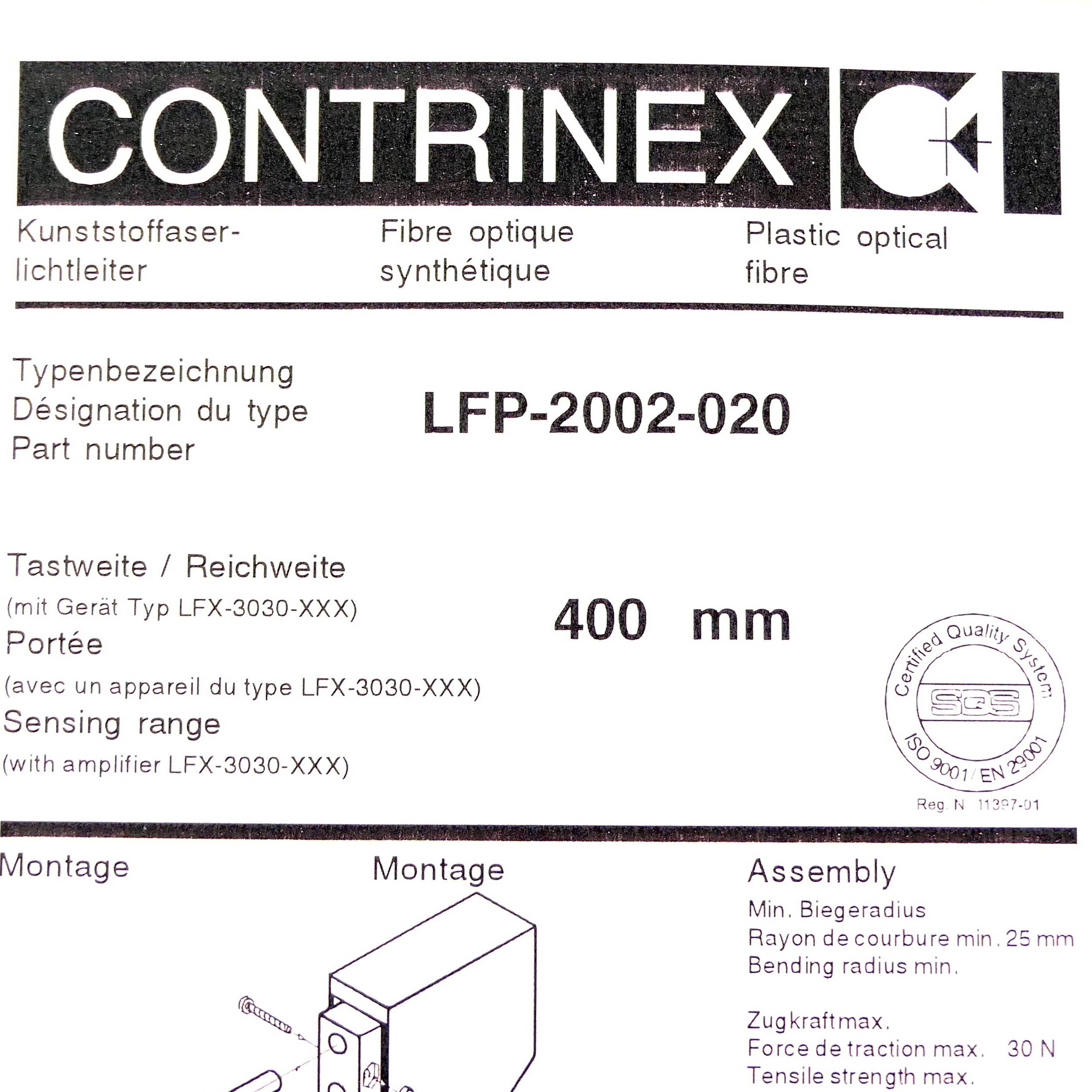 Contrinex Lichtleiter (LFP-2002-2)