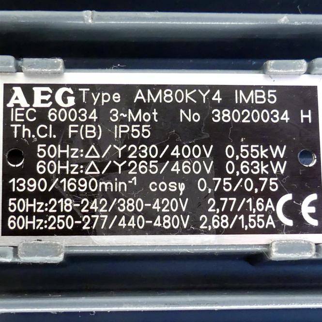 AEG Drehstrommotor AM80KY4 (AM80KY4)