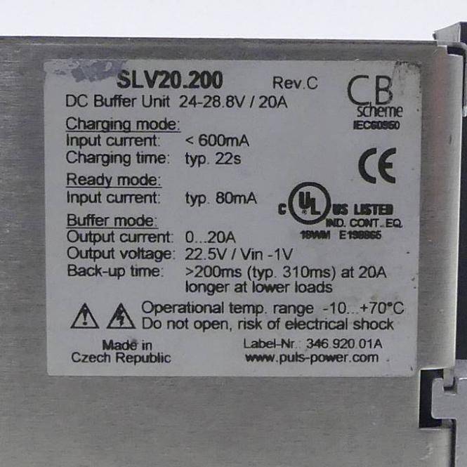 Puls Buffer Unit SLV 20 (SLV20.200)
