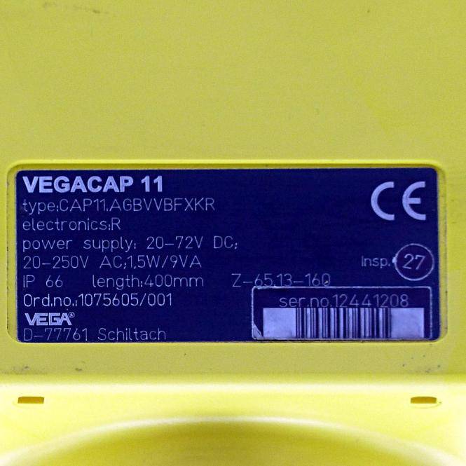 VEGA VEGA Stabmesssonde VEGACAP 11 1075605/001 (CAP11 AGBVVBFXKR)