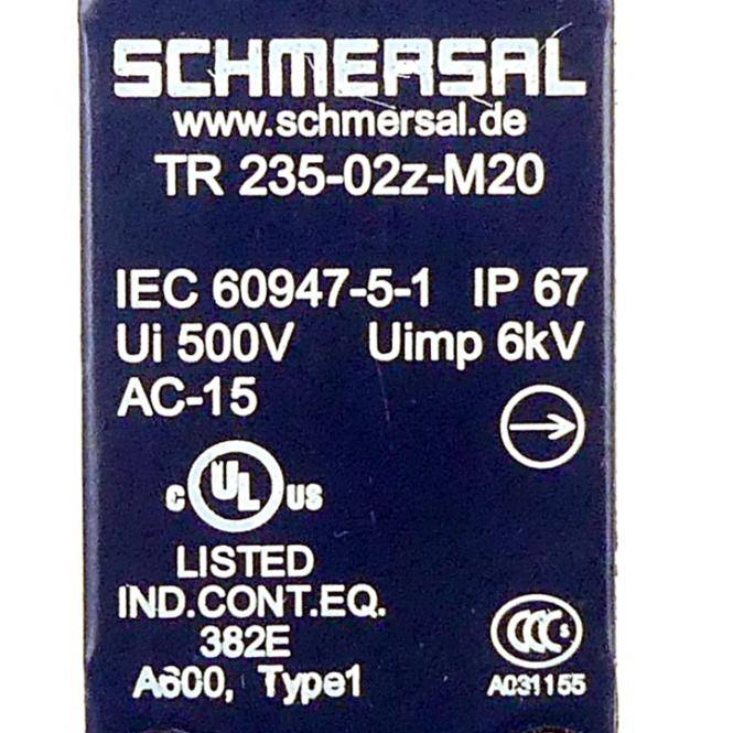Schmersal 3 Stück Positionsschalter TR 235-02z-M20 TR 235-02Z-M20 (TR 235-02Z-M20)