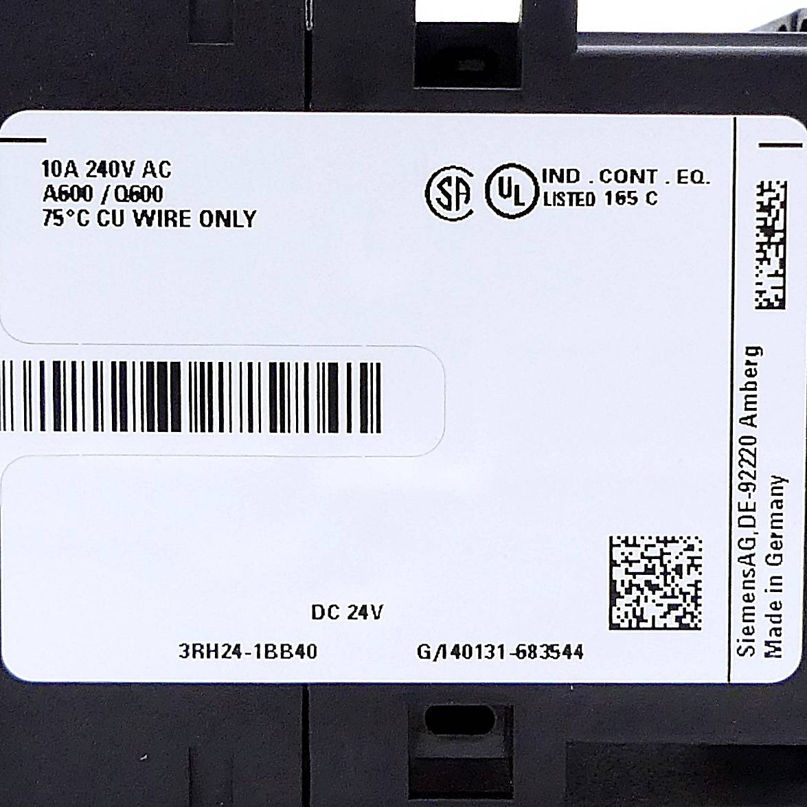 WAGO Contactor (3RH2431-1BB40)