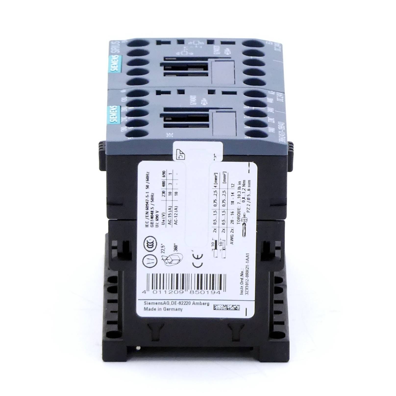 WAGO Contactor (3RH2431-1BB40)
